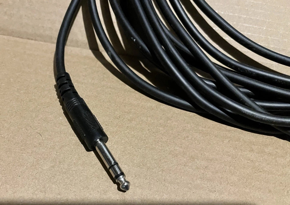 25’ TRS 1/4” Male to Female Pro Audio Cable