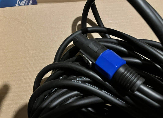 75’ 12 AWG Speakon NL2 Pro Audio Cable