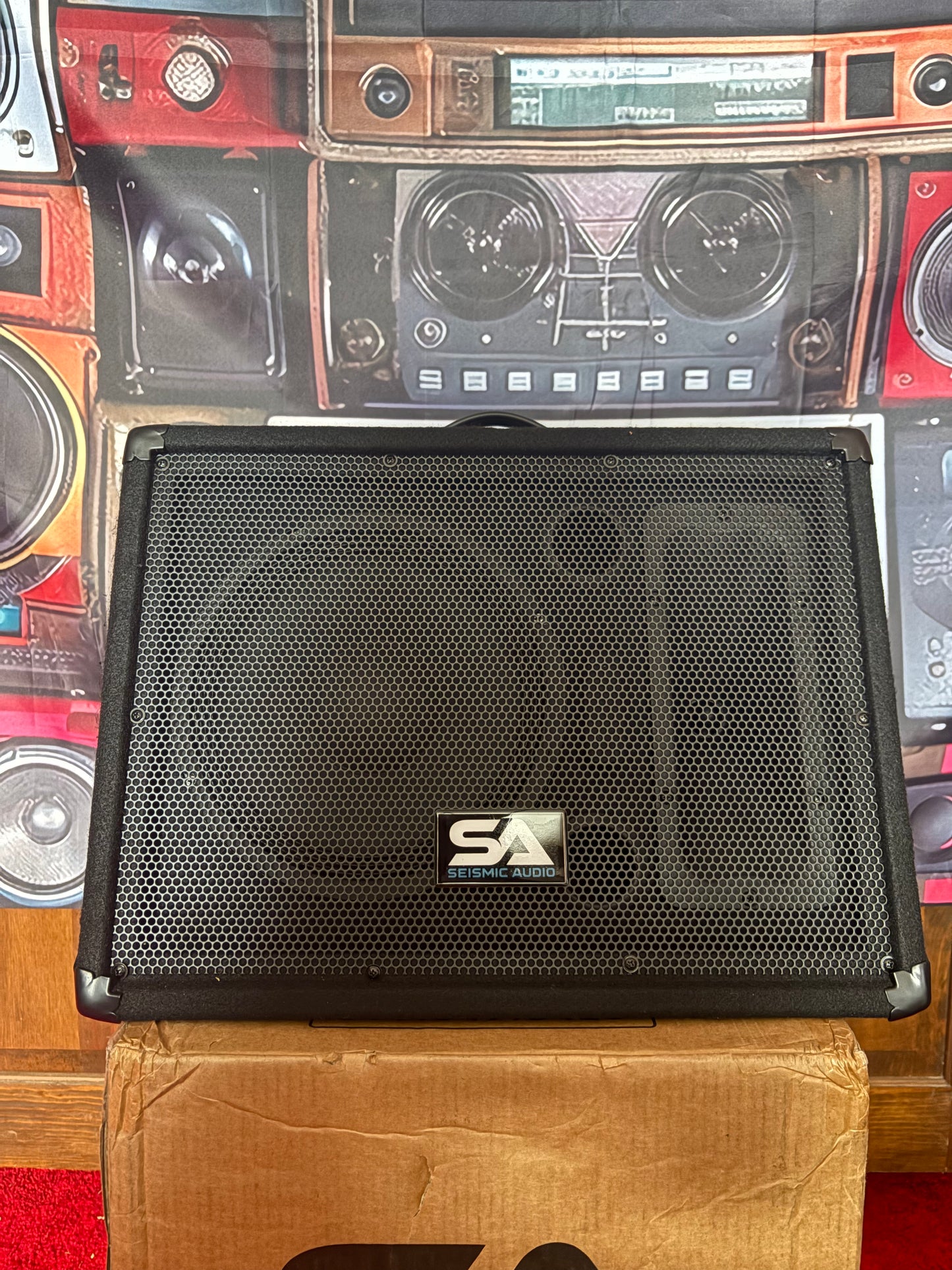 SA-10M.3 Pair 10" Floor Monitors Speakers w/pole mount