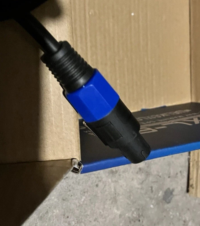 25’ Speakon NL2 Pro Audio Cables (2 Pack)