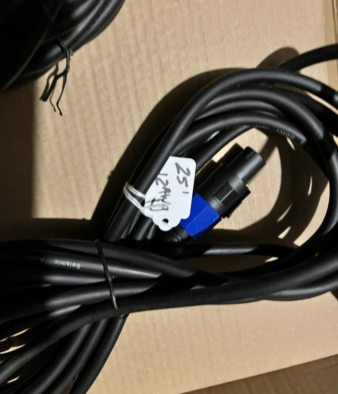 25’ Speakon NL2 Pro Audio Cables (2 Pack)