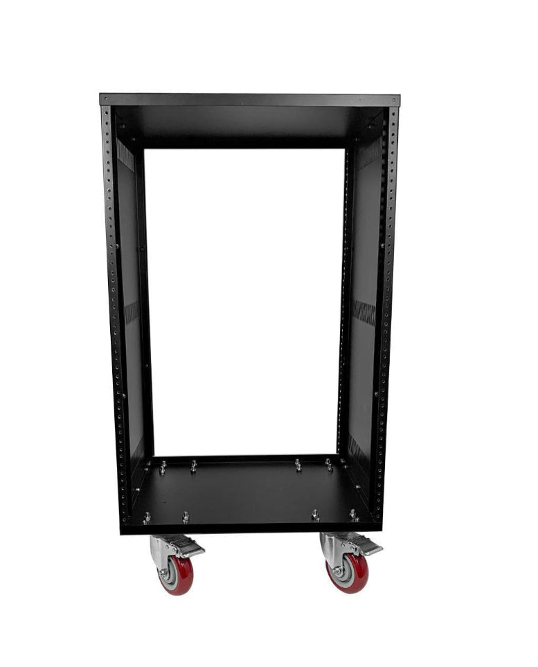 16 Unit Rack Case With Casters