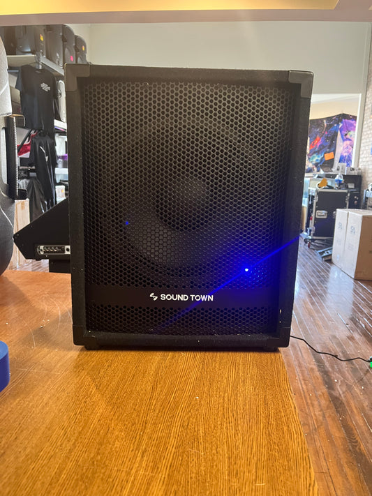 1400 WATTS 12” POWERED PA DJ SUBWOOFER W/ 3” VOICE COIL (SoundTown Metis-12spw)