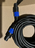 25’ Speakon NL2 Pro Audio Cables (2 Pack)