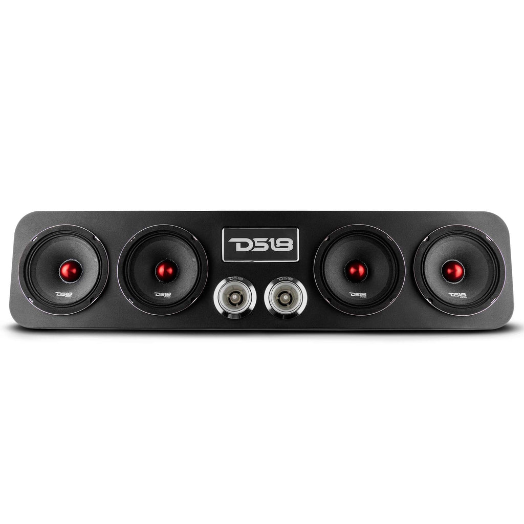 28" High Density ABS Universal Enclosure 4 x 5.25" and 2 x 2.3" Tweeters (Speakers Not Included)