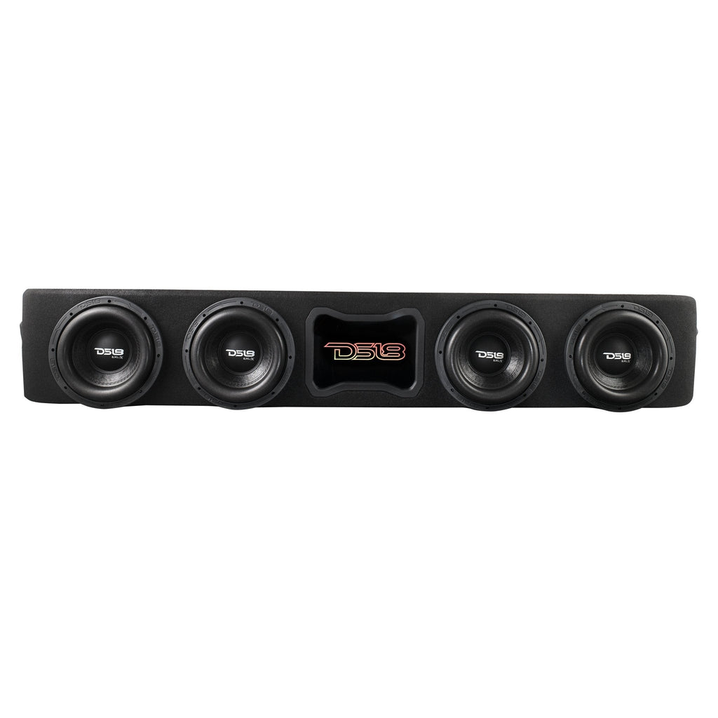 Ford F-150 Forward Firing Loaded Subwoofer Enclosure with Dream LED Lights, Amplifier and Wiring Kit