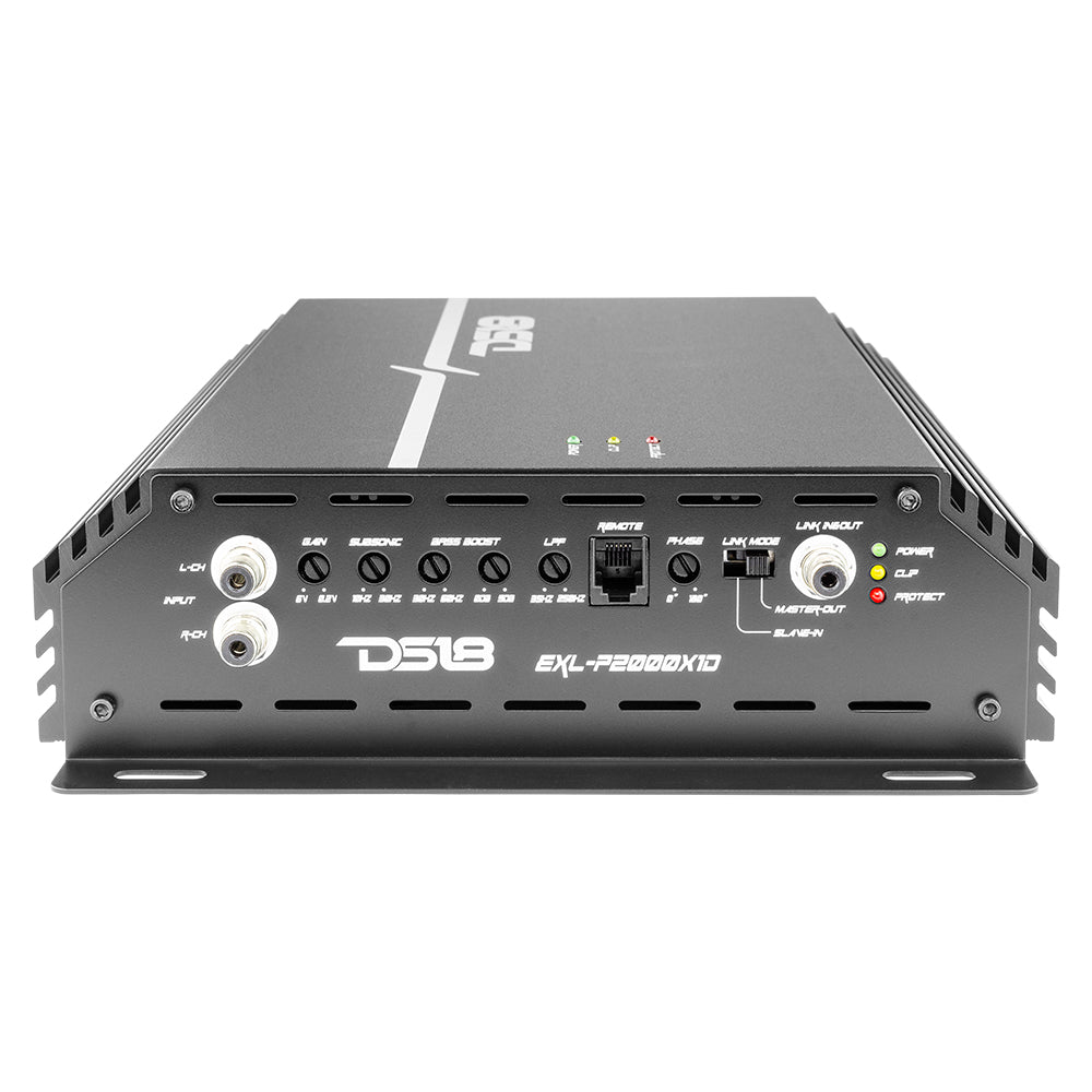 EXL 1-Channel Class D Amplifier 2000 Watts Rms @ 1-Ohm Made In Korea