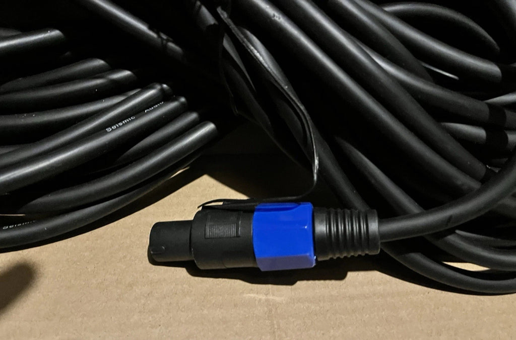 75’ 12 AWG Speakon NL2 Pro Audio Cable
