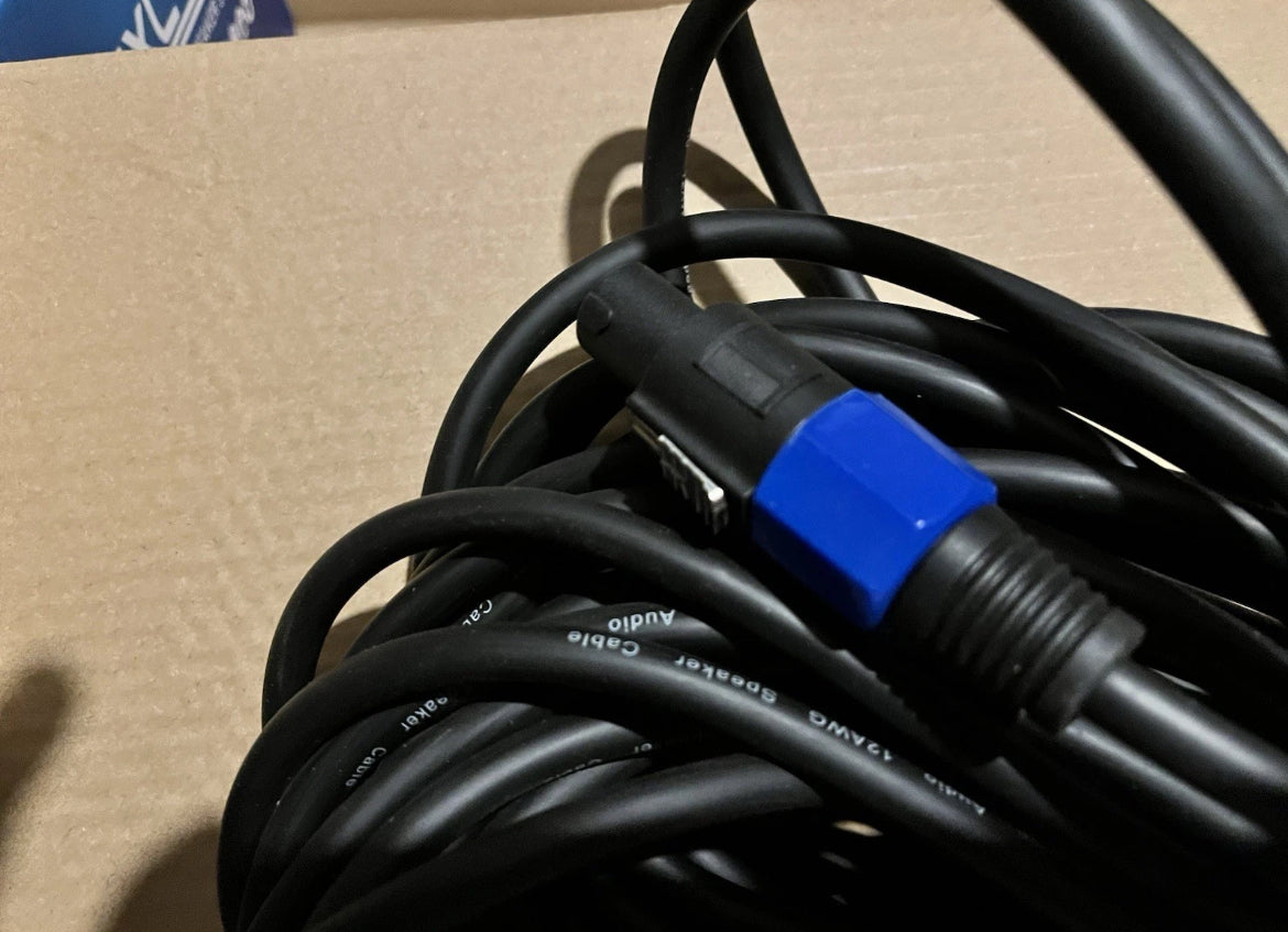 75’ 12 AWG Speakon NL2 Pro Audio Cable