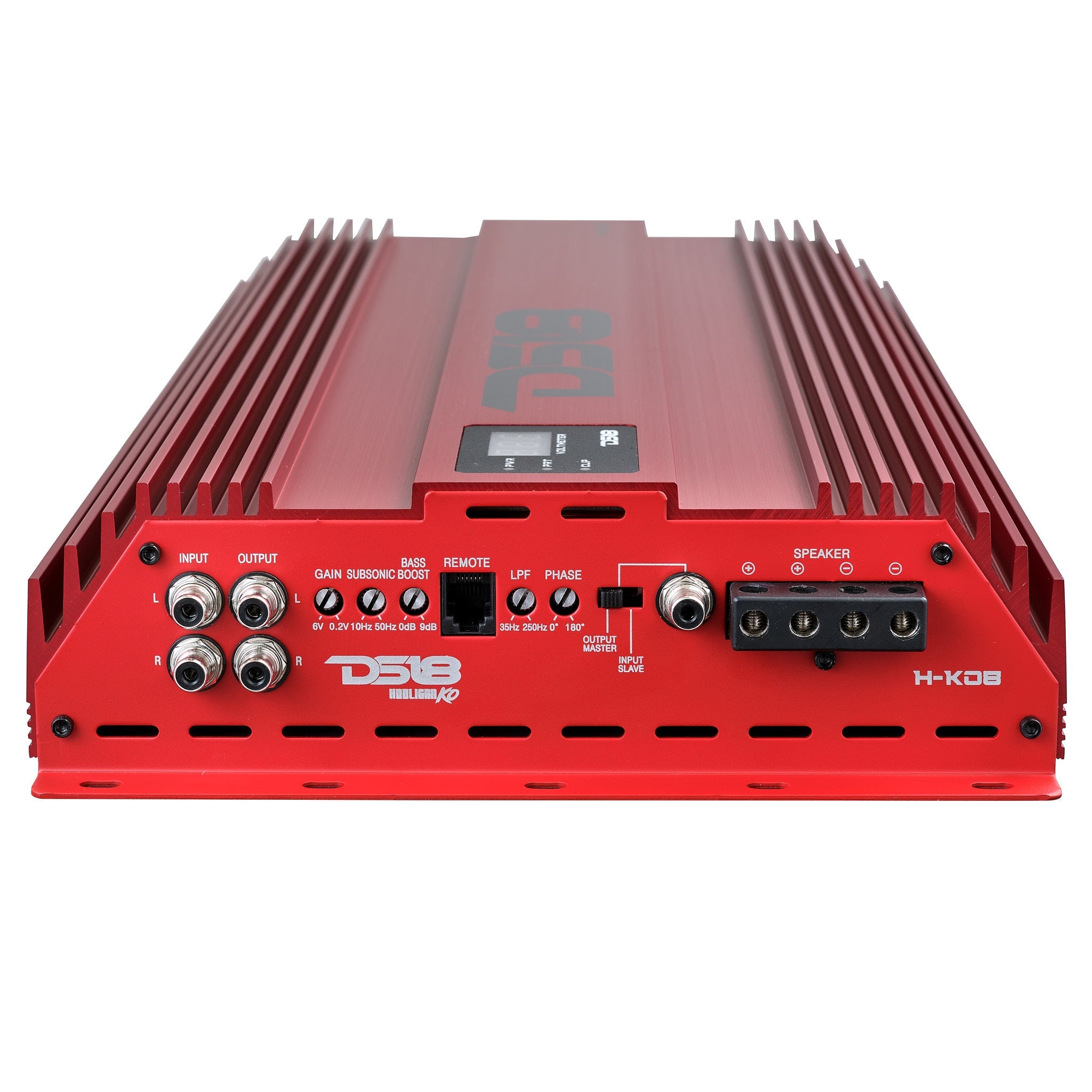 HOOLIGAN KO 1-Channel Amplifier with Voltmeter 8000 Watts Rms @ 1-Ohm Made In Korea