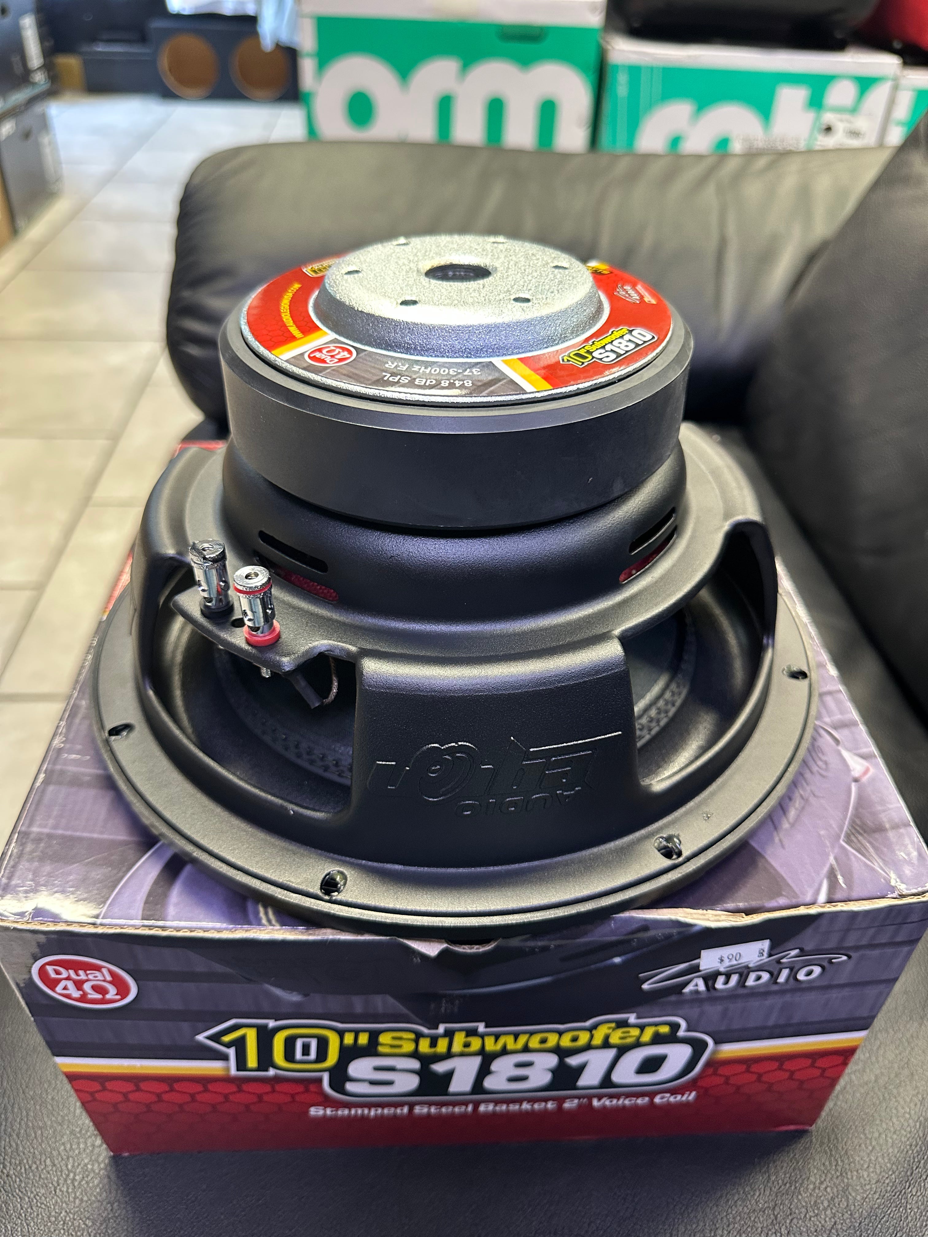 Audio Legion S1810 10" Subwoofer – Dual 4 Ohm