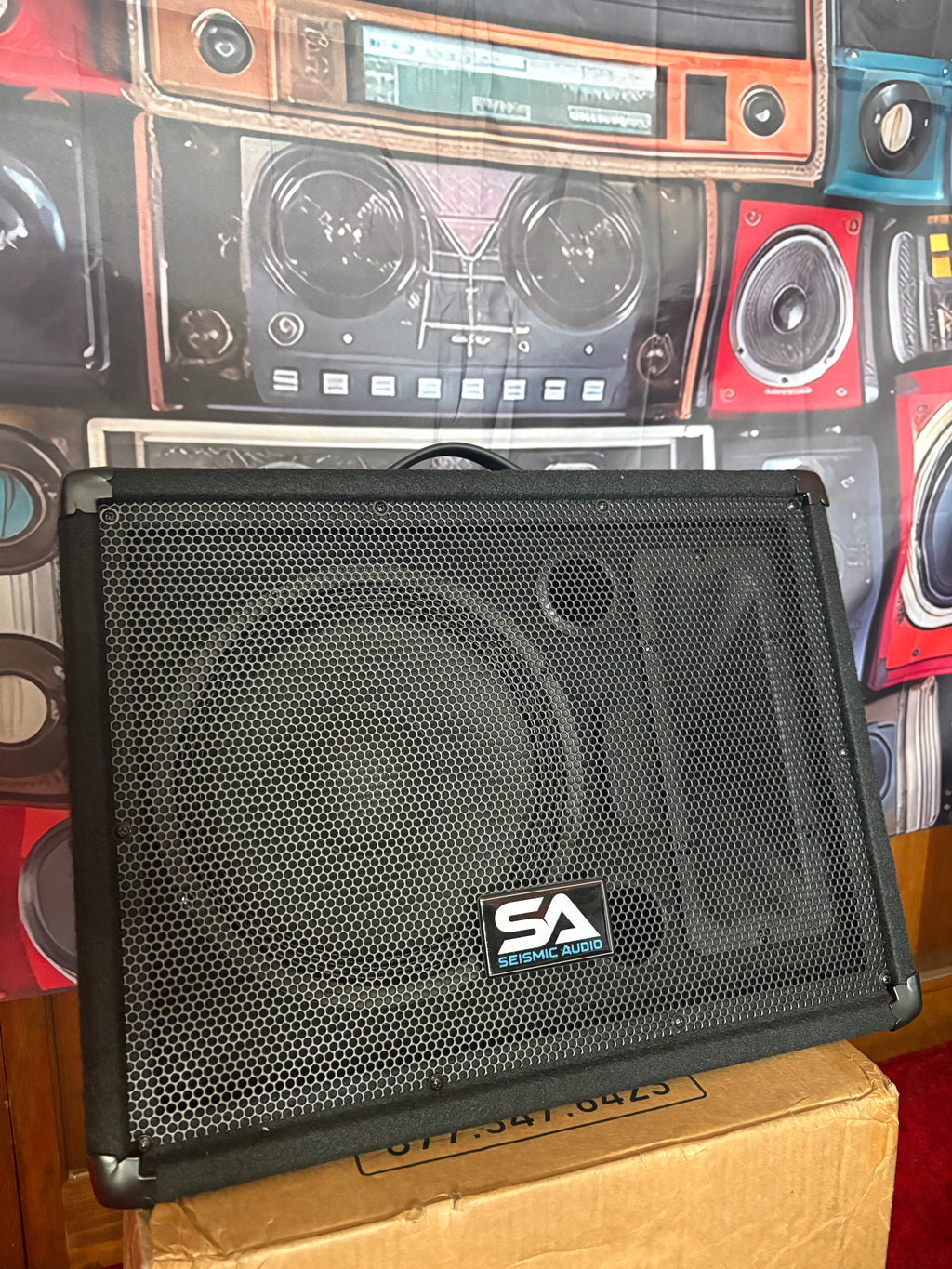 SA-10M.3 Pair 10" Floor Monitors Speakers w/pole mount