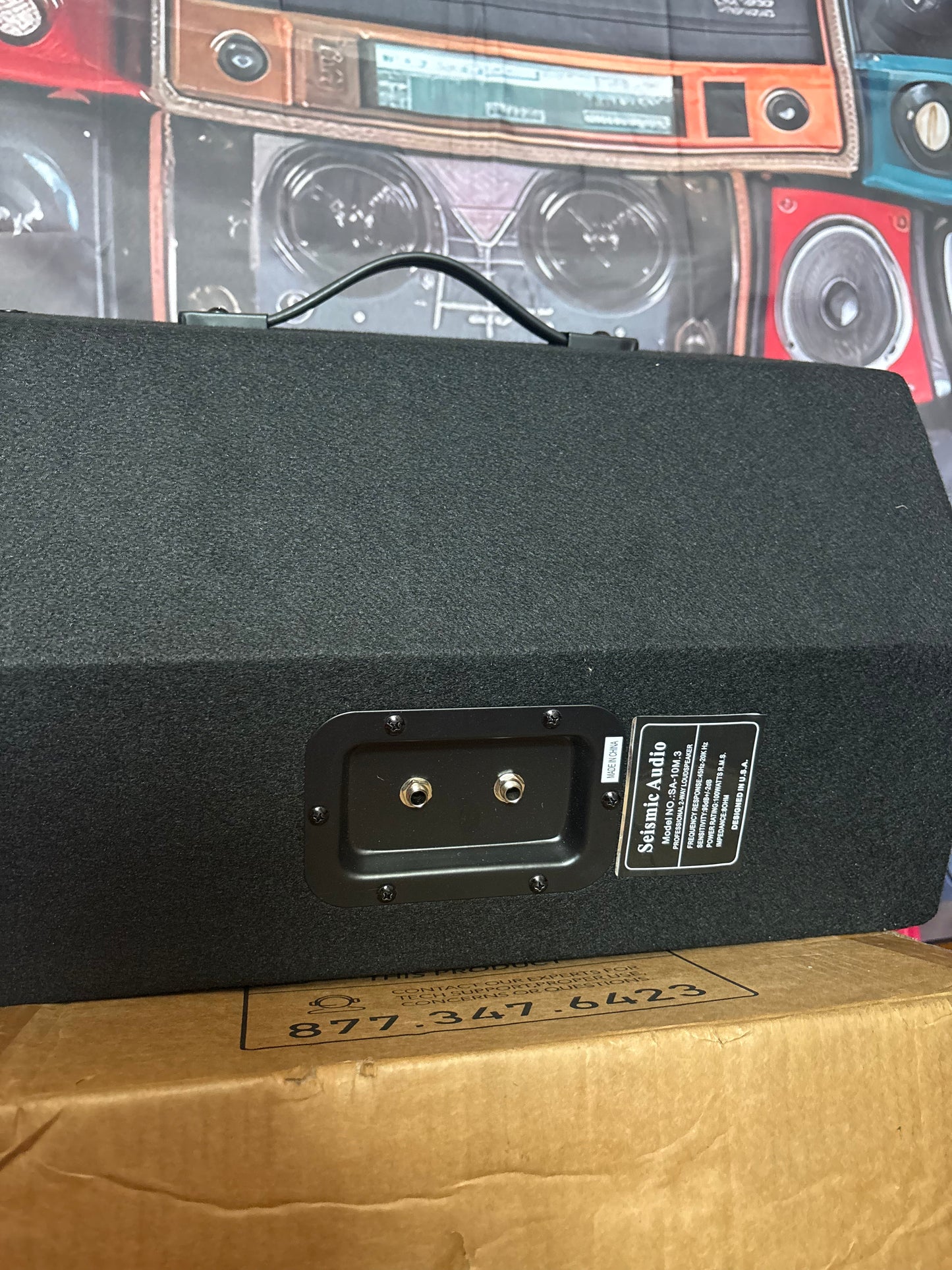 SA-10M.3 Pair 10" Floor Monitors Speakers w/pole mount