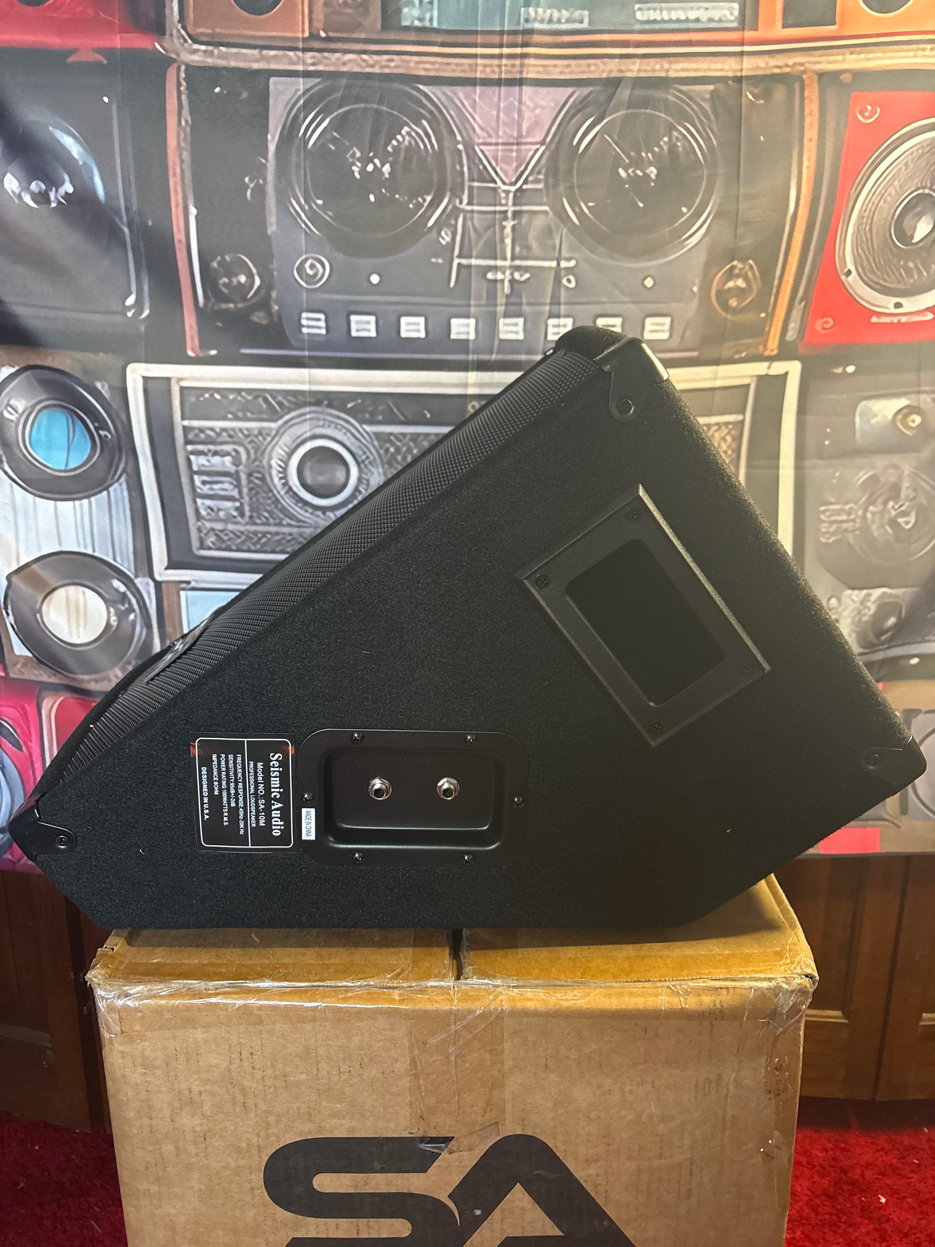 SA-10M - Passive 10" Wedge Floor Stage Monitor or Speaker
