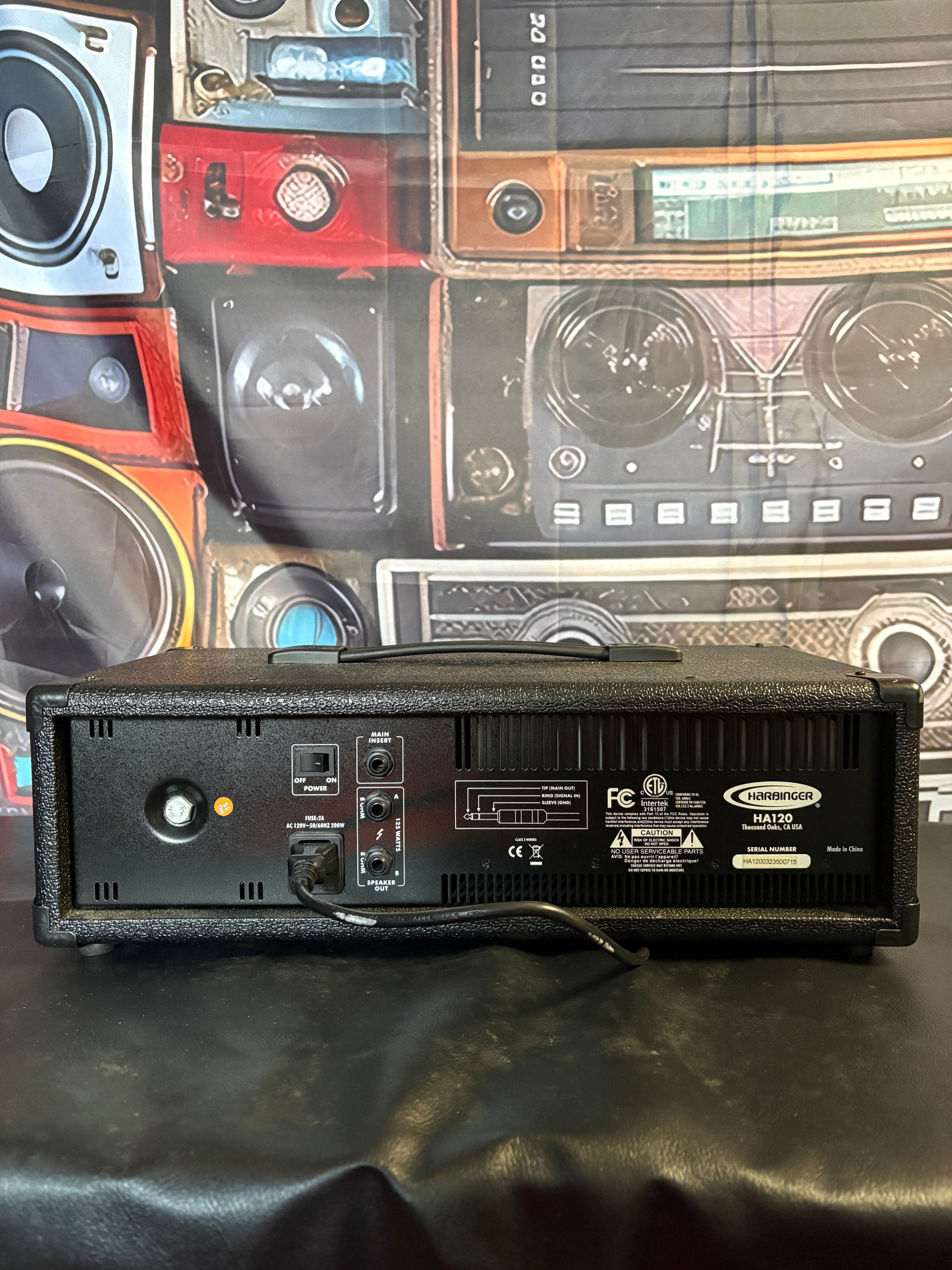 SA-MA4C - 4 Channel 200 Watt Powered PA Head Mixer with Bluetooth and Effects