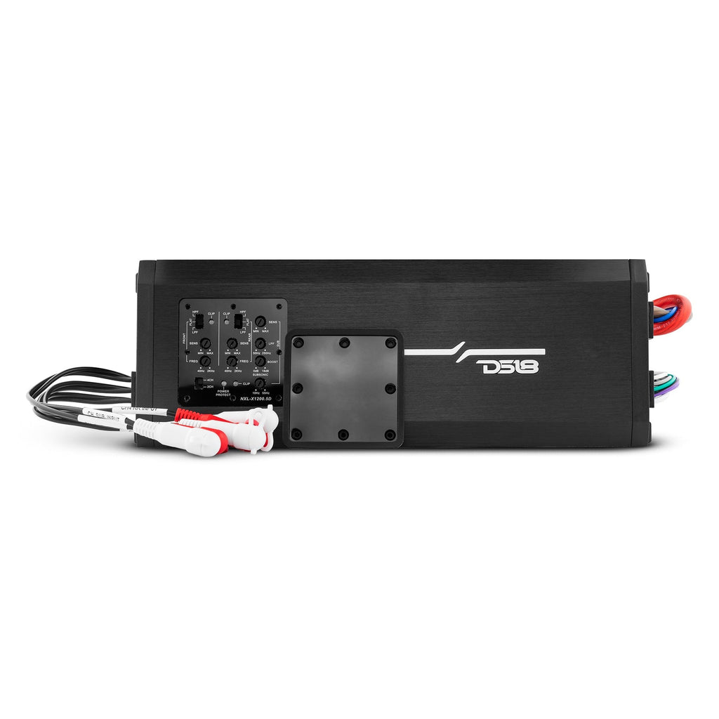 DS18 Best Marine Stereo Subwoofer Package  1 x 10” Subwoofer | 2 x 6.5” Speaker Tower | 2 x 6.5” Marine Speaker | 1 x 5 Ch Amplifier | 1 x MOFCKIT4 and 1 x LED-BTC