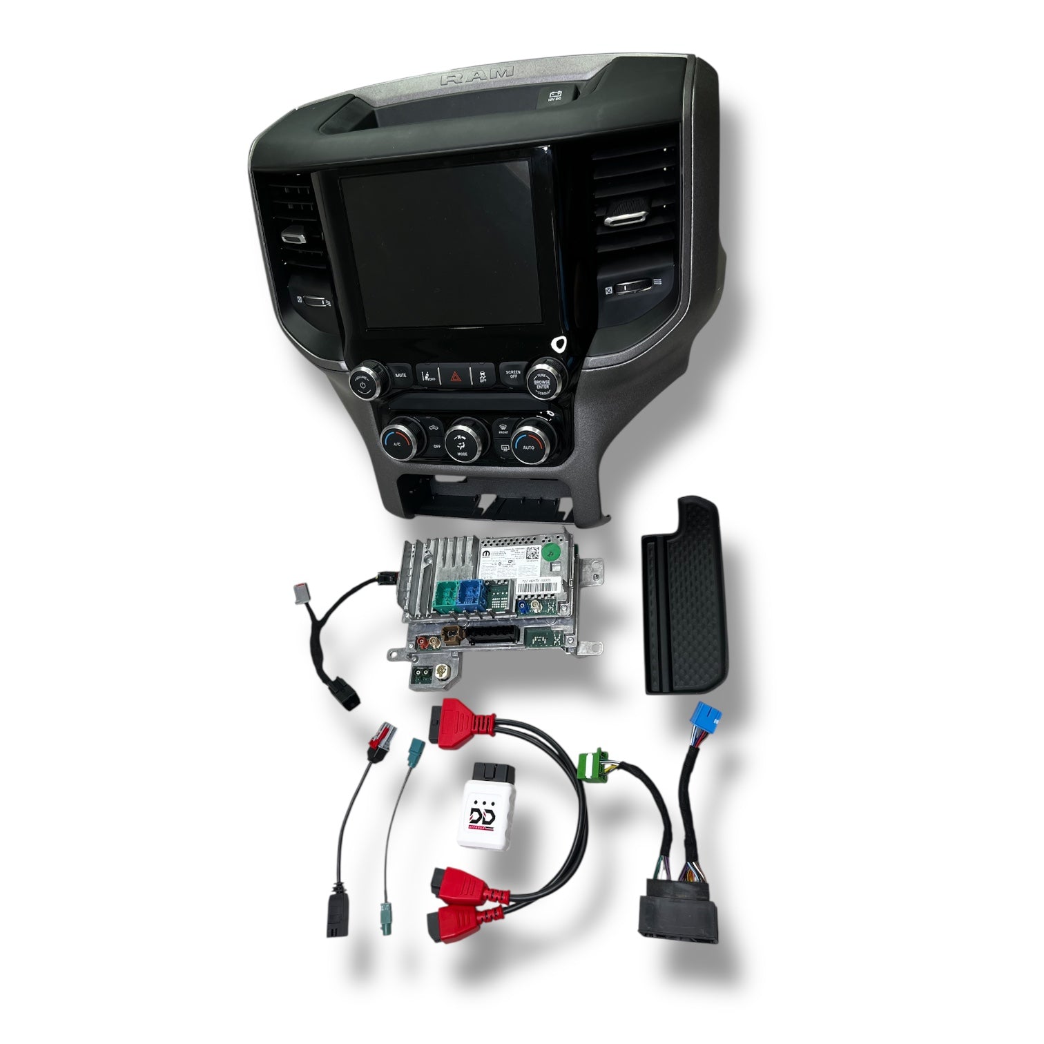 2019-2024 RAM Heavy Duty 2500/3500 UBL Uconnect 5 Upgrade kit with 8.4-inch Touchscreen including Wireless Apple CarPlay / Android Auto