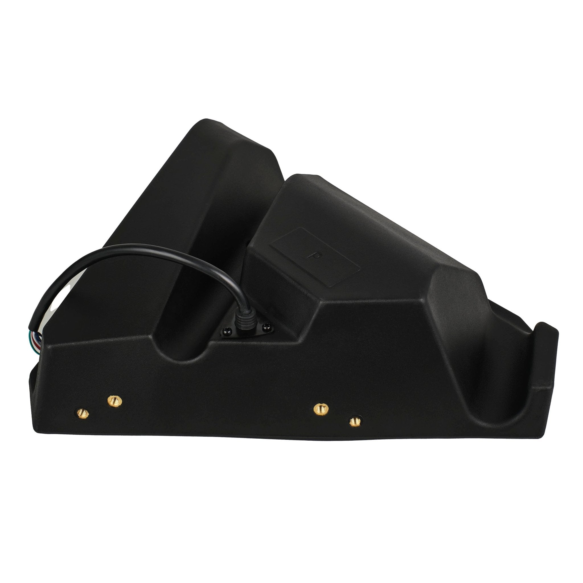 Polaris Slingshot Front Kick Empty Panel Pods With Digital LED Lights fits 2 x 6.5" Speakers and 2 x 3.8" Bullet Tweeters | 2015 - Current