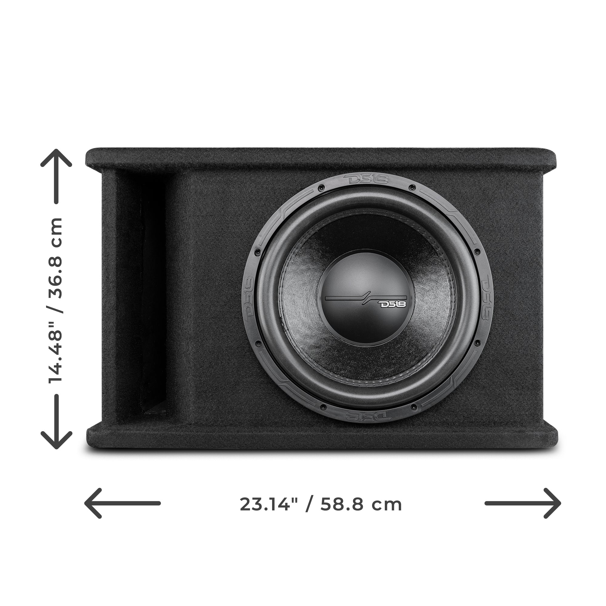 12" Loaded Subwoofer Ported Enclosure With ZR12.2D 800 Watts Rms