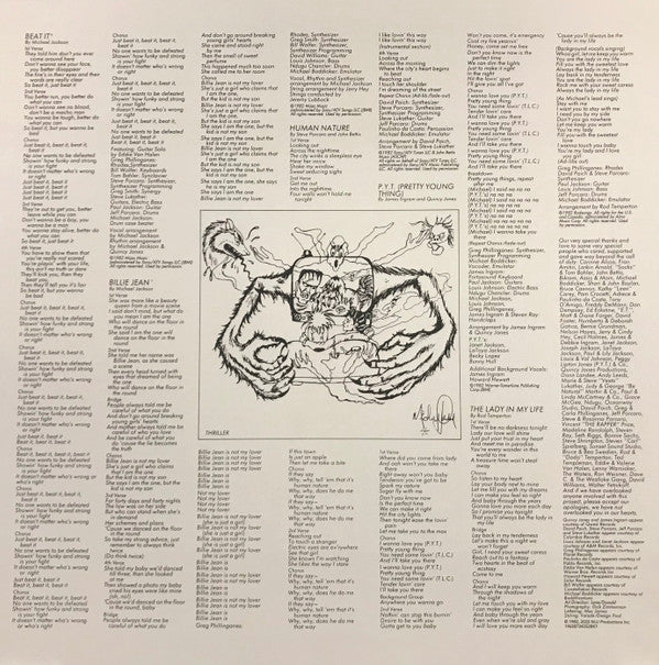 Michael Jackson Thriller Mobile Fidelity Sound Lab, Epic, MJJ Productions LP, Album, Ltd, Num, RE, RM, S/Edition, 180 Mint (M) Mint (M)