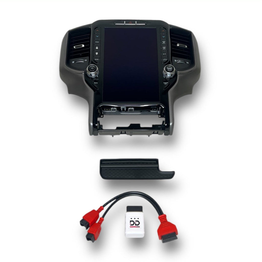 2022-2024 RAM 1500 UBQ Uconnect 5 Upgrade kit with 12-inch Touchscreen including Wireless Apple CarPlay / Android Auto