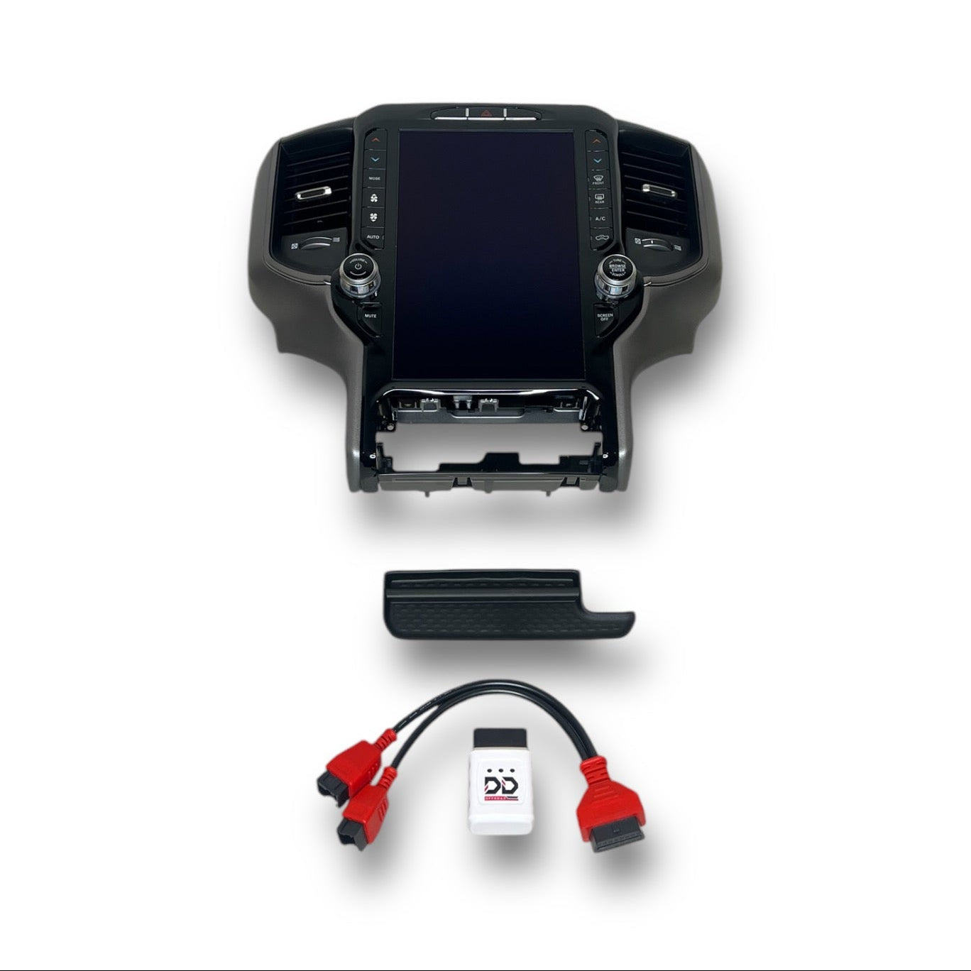 2019-2021 RAM 1500 UBQ Uconnect 5 Upgrade kit with 12-inch Touchscreen including Wireless Apple CarPlay / Android Auto