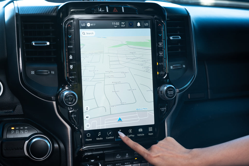 2019-2021 RAM 1500 UBQ Uconnect 5 Upgrade kit with 12-inch Touchscreen including Wireless Apple CarPlay / Android Auto