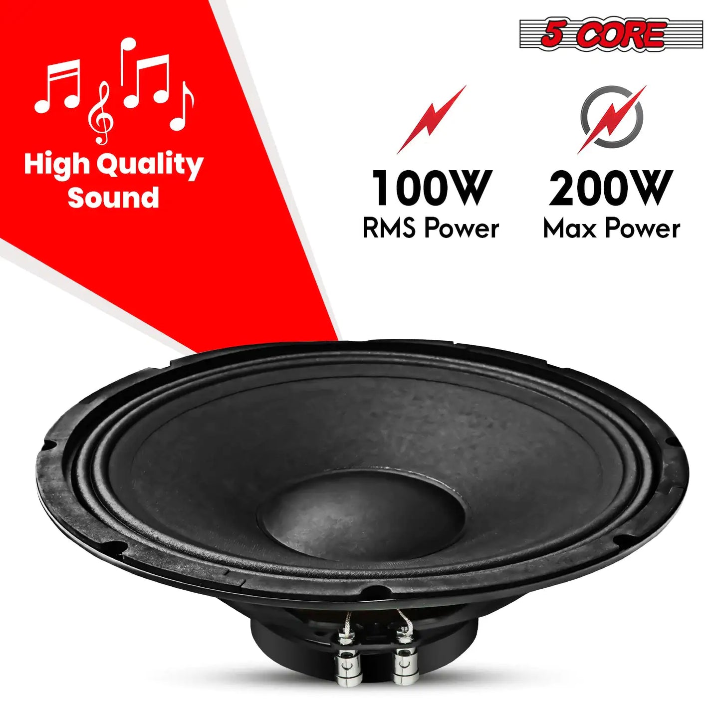 12" Replacement DJ Subwoofer Speaker 200W Peak 8 ohm